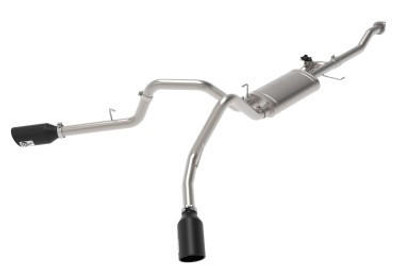aFe Power aFe Gemini XV 3in 304 SS Cat-Back Exhaust 15-20 Ford F-150 V6 2.7L/3.5 w/ Black Tips 49-33123-B aFe Power aFe Gemini XV 3in 304 SS Cat-Back Exhaust 15-20 Ford F-150 V6 2.7L/3.5 w/ Black Tips 49-33123-B