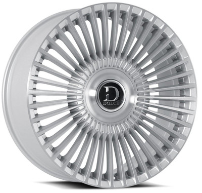 Dolce Luxury Wheels 22x9 Dolce Luxury Trento Gloss Silver Brushed 5x4.25/108 5x112 35mm 