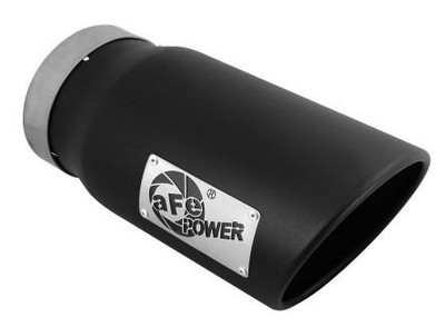 aFe Power aFe Diesel Exhaust Tip Bolt On Black 5in Inlet x 6in Outlet x 12in Long 49T50601-B12 