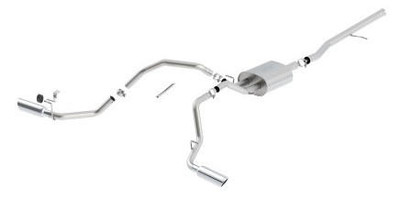 Borla Exhaust Borla 14 Silv/Sierra C/B Exh Touring 1500 5.3L V8 AT/MT 2&4WD Ext Cab (78.7) Crew Cab(69.3) 143.5 WB 140544 