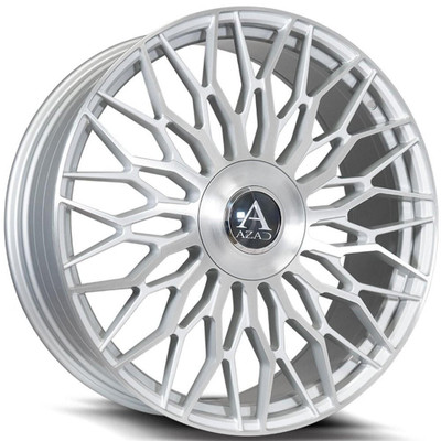AZAD Wheels 22x10.5 AZAD AZ301 Brushed Silver 5x112 5x4.5/114.3 40mm* AZAD Wheels 22x10.5 AZAD AZ301 Brushed Silver 5x112 5x4.5/114.3 40mm*