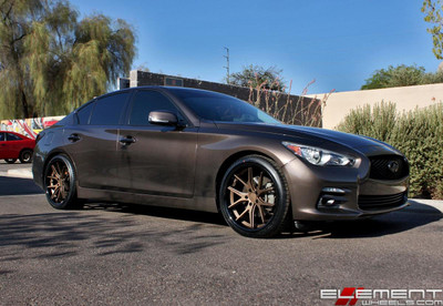  20x9 5x114.3 35mm 245/35/20 | 20x10 5x114.3 45mm 275/30/20 | 2015 Infiniti Q50 RWD 