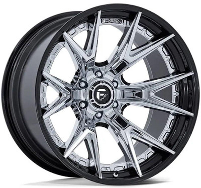 Fuel Off-Road Wheels 20x9 Fuel Off-Road Catalyst Chrome w/ Gloss Black Lip FC402 6x135 20mm Fuel Off-Road Wheels 20x9 Fuel Off-Road Catalyst Chrome w/ Gloss Black Lip FC402 6x135 20mm