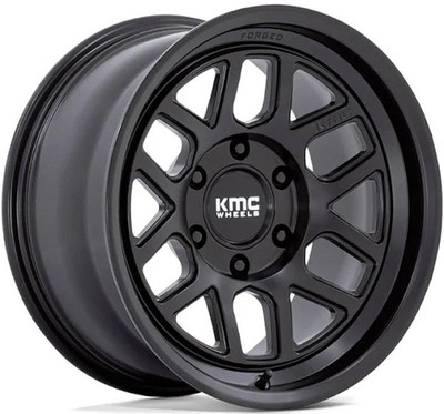 KMC Wheels 18X9 KMC KM446 Mesa Forged Monoblock Satin Black 6x5.5/139.7 0mm KMC Wheels 18X9 KMC KM446 Mesa Forged Monoblock Satin Black 6x5.5/139.7 0mm