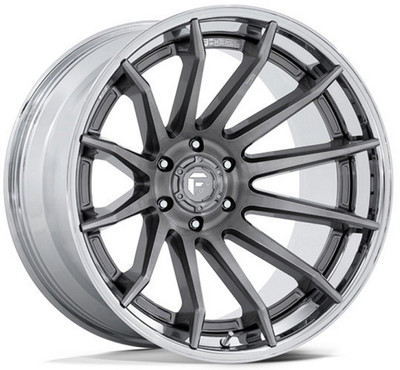 Fuel Off-Road Wheels 22X12 Fuel Off-Road Burn Platinum w/ Chrome Lip FC403 (* May Require Trimming) 5x5/127 -44mm Fuel Off-Road Wheels 22X12 Fuel Off-Road Burn Platinum w/ Chrome Lip FC403 (* May Require Trimming) 5x5/127 -44mm