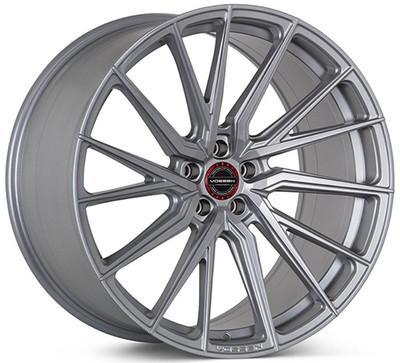 Vossen Wheels 20X9.5 Vossen HF-4T Satin Silver (Hybrid Forged) (True Directional) (Deep Concave) (Right) (CUSTOM) Vossen Wheels 20X9.5 Vossen HF-4T Satin Silver (Hybrid Forged) (True Directional) (Deep Concave) (Right) (CUSTOM)