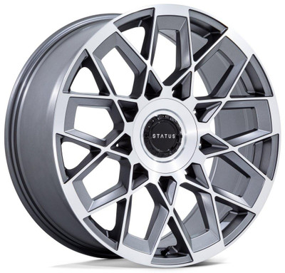 Status Wheels (Clearance - No Returns) 24X10 Status ST005 Matrix Anthracite Mirrored 6x135 6x5.5/139.7 30mm Status Wheels (Clearance - No Returns) 24X10 Status ST005 Matrix Anthracite Mirrored 6x135 6x5.5/139.7 30mm