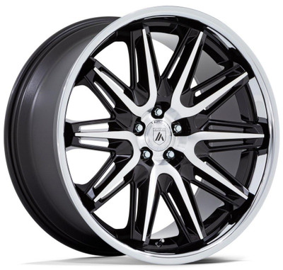 Asanti Wheels 20X10.5 Asanti AB047 Gloss Black machined w/ Stainless Steel Lip 5x4.5/114.3 40mm Asanti Wheels 20X10.5 Asanti AB047 Gloss Black machined w/ Stainless Steel Lip 5x4.5/114.3 40mm