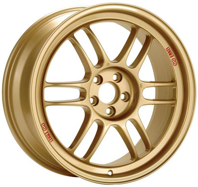Enkei Wheels 18x9.5 Enkei RPF1 Gold (NO CAP) 5x4.5/114.3 38mm Enkei Wheels 18x9.5 Enkei RPF1 Gold (NO CAP) 5x4.5/114.3 38mm