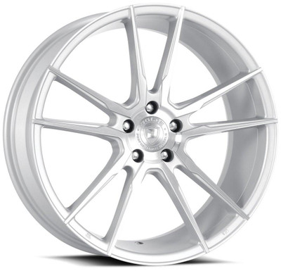 Dolce Performance Wheels 19x8.5 Dolce Performance Vain Gloss Silver Machined 5x120 28mm 