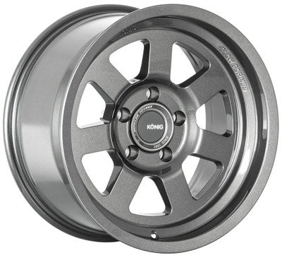 Konig Wheels 18x9 Konig HT2 Gloss Anthracite (Flow Formed) 6x5.5/139.7 0mm Konig Wheels 18x9 Konig HT2 Gloss Anthracite (Flow Formed) 6x5.5/139.7 0mm