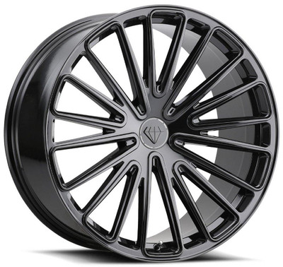 Blaque Diamond Wheels 20x10 Blaque Diamond BD-715 Gloss Black (CUSTOM) 