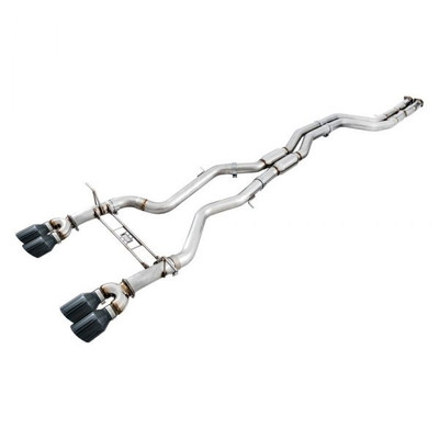 AWE Tuning 15-20 BMW F8X M3/M4 Non-Resonated Track Edition Exhaust - Chrome Silver Tips (102mm) 3020-42052 AWE Tuning 15-20 BMW F8X M3/M4 Non-Resonated Track Edition Exhaust - Chrome Silver Tips (102mm) 3020-42052