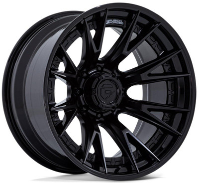 Fuel Off-Road Wheels 22X10 Fuel Off-Road Catalyst Matte Black w/ Gloss Black Lip FC402 8x6.5/165 -18mm 