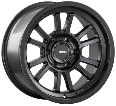 Konig Wheels 17x9 Konig HT1 Matte Black (Flow Formed) 5x5/127 -12mm Konig Wheels 17x9 Konig HT1 Matte Black (Flow Formed) 5x5/127 -12mm