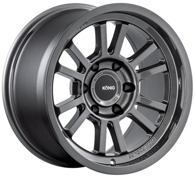 Konig Wheels 18x9 Konig HT1 Gloss Anthracite (Flow Formed) 6x5.5/139.7 0mm Konig Wheels 18x9 Konig HT1 Gloss Anthracite (Flow Formed) 6x5.5/139.7 0mm