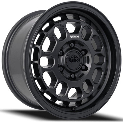 Reika Wheels 17x8 Reika R35V Rambler Satin Black (Flow Formed) 5x160 35mm Reika Wheels 17x8 Reika R35V Rambler Satin Black (Flow Formed) 5x160 35mm
