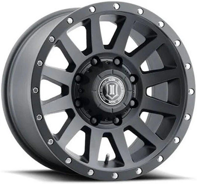 ICON Wheels 18x9 ICON Compression HD Double Black 8x6.5/165 12mm ICON Wheels 18x9 ICON Compression HD Double Black 8x6.5/165 12mm
