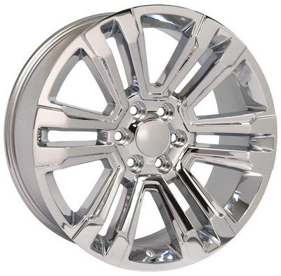 OE Replica Wheels (Clearance - No Returns) 24x10 OE Replica GMC Sierra Denali CV44 Chrome 6x5.5/139.7 24mm* OE Replica Wheels (Clearance - No Returns) 24x10 OE Replica GMC Sierra Denali CV44 Chrome 6x5.5/139.7 24mm*