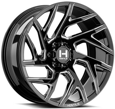 Hostile Wheels 22x10 Hostile H141 Vortex Blade Cut 6x5.5/139.7 -25mm 