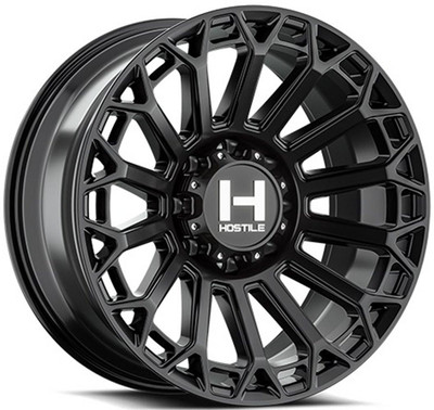 Hostile Wheels 20x10 Hostile H142 Warrior Asphalt 8x6.5/165 -19mm  Hostile Wheels 20x10 Hostile H142 Warrior Asphalt 8x6.5/165 -19mm
