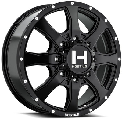 Hostile Wheels 22x8.25 Hostile H402 Kodiak Dually Front Asphalt 8X6.5/165 123 MM 121.6 C.B. Hostile Wheels 22x8.25 Hostile H402 Kodiak Dually Front Asphalt 8X6.5/165 123 MM 121.6 C.B.