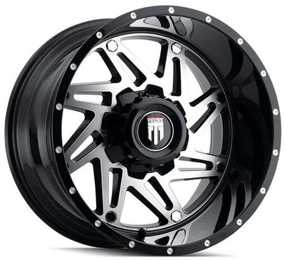 American Truxx Wheels 20x12 American Truxx AT165 Warrior Gloss Black Machined (* May Require Trimming) 6x135 6x5.5/139.7 -44mm American Truxx Wheels 20x12 American Truxx AT165 Warrior Gloss Black Machined (* May Require Trimming) 6x135 6x5.5/139.7 -44mm