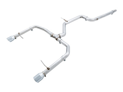 AWE Tuning 19-21 Volkswagen Jetta GLI Mk7 - Non-Resonated - Track Edition Exhaust - Chrome Silver Tips (Fits OEM DP) 3020-22034 AWE Tuning 19-21 Volkswagen Jetta GLI Mk7 - Non-Resonated - Track Edition Exhaust - Chrome Silver Tips (Fits OEM DP) 3020-22034