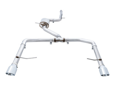 AWE Tuning 19-21 Volkswagen Jetta GLI Mk7 - Resonated - Track Exhaust - Chrome Silver Tips (Fits High-Flow DP) 3015-22068 AWE Tuning 19-21 Volkswagen Jetta GLI Mk7 - Resonated - Track Exhaust - Chrome Silver Tips (Fits High-Flow DP) 3015-22068