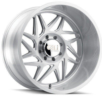 Cali Off-Road Wheels 24x14 Cali Off-Road Gemini 9112BGC Brushed & Clear Coated (* May Require Trimming) 8x170 -76mm 