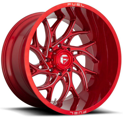 Fuel Off-Road Wheels 20x9 Fuel Off-Road Runner Candy Red Milled D742 5x5/127 1mm Fuel Off-Road Wheels 20x9 Fuel Off-Road Runner Candy Red Milled D742 5x5/127 1mm