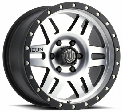 ICON Wheels 17x8.5 ICON Six Speed Satin Black Machined (6 Lug) 6x135 6mm ICON Wheels 17x8.5 ICON Six Speed Satin Black Machined (6 Lug) 6x135 6mm