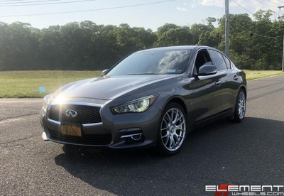 19x8.5 5x114.3 35mm 245/40/19 | 2014 Infiniti Q50 Sedan   19x8.5 5x114.3 35mm 245/40/19 | 2014 Infiniti Q50 Sedan