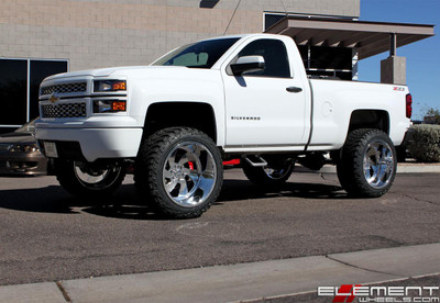  24x14 6x139.7 -76mm 37/13.50/24 | 2014 Chevrolet Silverado 1500 
