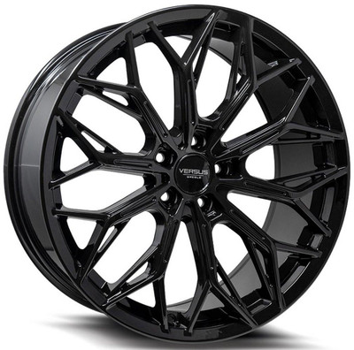 Versus Wheels  20X8.5 Versus VS55 Gloss Black 5x120 35mm 
