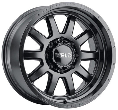 Weld Off-Road Wheels 20x10 Weld Off-Road Stealth W101 Satin Black (Rotary Forged) 6x135 6x5/127 -18mm 