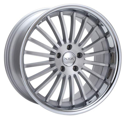 XIX Wheels 20x8.5 XIX X59 Silver Brushed Face w/ Stainless Steel Chrome Lip 5x112 20mm XIX Wheels 20x8.5 XIX X59 Silver Brushed Face w/ Stainless Steel Chrome Lip 5x112 20mm