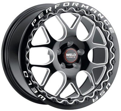 Weld Performance Wheels 17x11 Weld Performance Solana Beadlock S910 Gloss Black Milled (Rotary Formed) 5x4.75/120.7 41mm Weld Performance Wheels 17x11 Weld Performance Solana Beadlock S910 Gloss Black Milled (Rotary Formed) 5x4.75/120.7 41mm