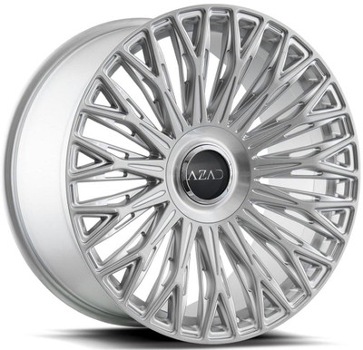 AZAD Wheels 22x9 AZAD AZV03 Brushed Silver 5x5/127 5x130 38mm AZAD Wheels 22x9 AZAD AZV03 Brushed Silver 5x5/127 5x130 38mm