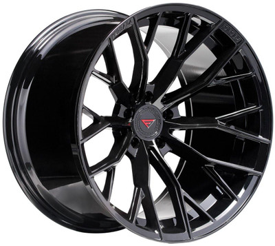 Ferrada Wheels 22x10.5 Ferrada Forge-8 FR9 Obsidian Black (Rotary Forged) 5x5/127 28mm 