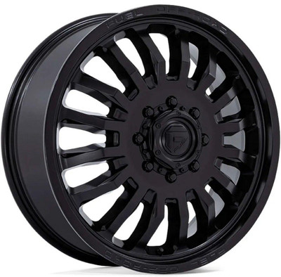 Fuel Off-Road Wheels 22X8.25 Fuel Off-Road ARC Blackout Dually Front D867 8X210 104MM 154.3 C.B. 