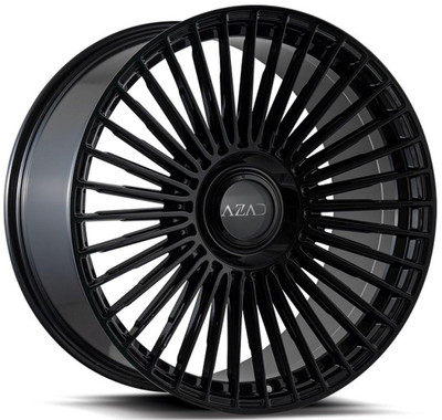 AZAD Wheels 22X10.5 AZAD AZV04 Gloss Black 5x112 5x4.5/114.3 40mm AZAD Wheels 22X10.5 AZAD AZV04 Gloss Black 5x112 5x4.5/114.3 40mm