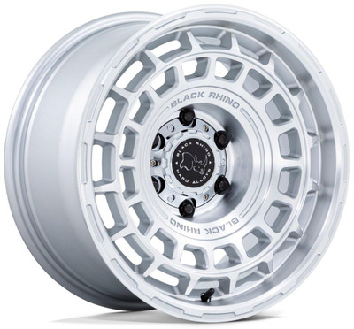 Black Rhino Wheels 17X8.5 Black Rhino BR024 Awol Silver Machined 6x135 25mm 