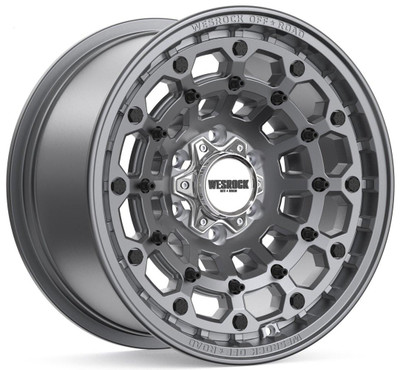 Wesrock Off-Road Wheels 17x9 Wesrock Off-Road HK-12 Anthracite w/ Black Bolts 6x135 6x5.5/139.7 0mm 