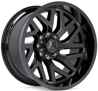 Hartes Metal Wheels 20x10 Hartes Metal Off-Road Stealth Satin Black Milled w/ Dark Tint ( Bi-Directional) (Left) 6x135 6x5.5/139.7 -18mm 