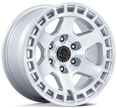 Black Rhino Wheels 17X8.5 Black Rhino BR022 Bahari Gloss Silver Machined 6x5.5/139.7 -10mm Black Rhino Wheels 17X8.5 Black Rhino BR022 Bahari Gloss Silver Machined 6x5.5/139.7 -10mm