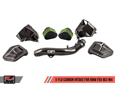 AWE Tuning BMW F8x M3/M4 S-FLO Carbon Intake 2660-13038 AWE Tuning BMW F8x M3/M4 S-FLO Carbon Intake 2660-13038