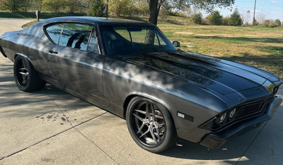 18x9 5x120.7 4.5" 265/35/18 | 19x11 5x120.7 5.5 325/30/19 | 1968 Chevrolet Chevelle 18x9 5x120.7 4.5" 265/35/18 | 19x11 5x120.7 5.5 325/30/19 | 1968 Chevrolet Chevelle