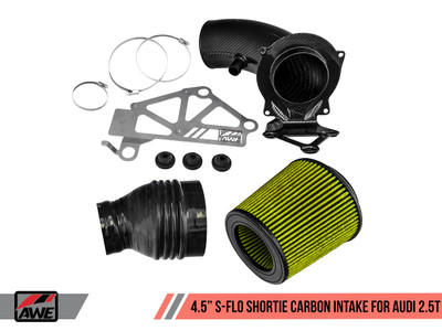 AWE Tuning Audi RS3 / TT RS S-FLO Shortie Carbon Fiber Intake 2660-15046
