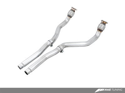 AWE Tuning Audi B8 3.0T Non-Resonated Downpipes for S4 / S5 3220-11010 AWE Tuning Audi B8 3.0T Non-Resonated Downpipes for S4 / S5 3220-11010